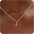 Initial Necklaces for Women,14K Gold Plated Necklaces, A-Z Letter Pendant Charm Necklace Trendy Dainty Hypoallergenic CZ Custom Personalized Name Necklace Gold Jewelry Birthday Christmas Gift for Her