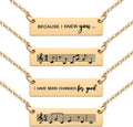 Ralukiia I Have Been Changed for Good Best Friend Necklace for 2, Wicked Friendship Jewelry, BFF Gift Set