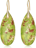 Natural Stone Earrings Waterdrop Stone Dangle Earrings for Women