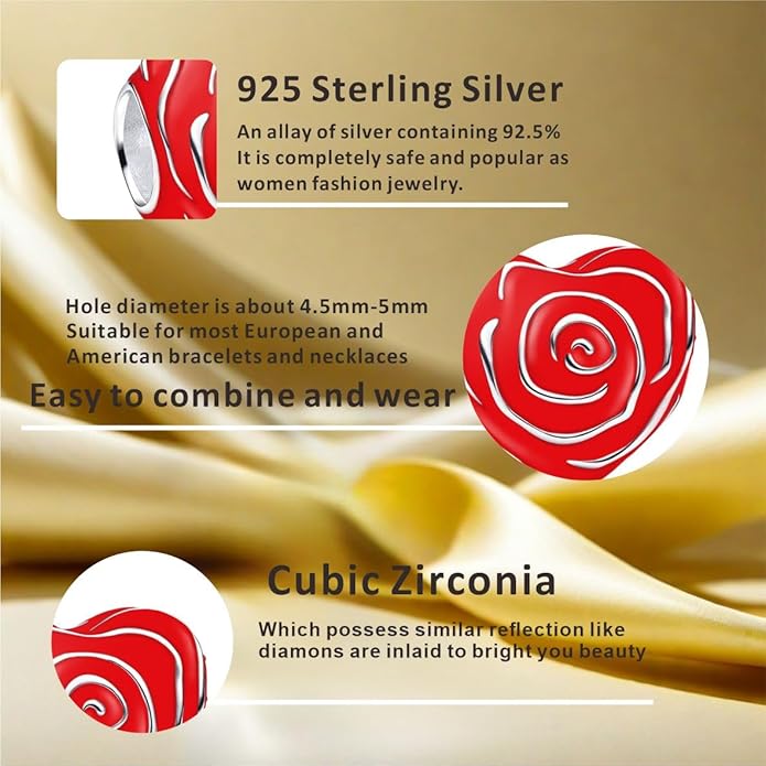 Fashion Charms Compatible for Bracelets,S925 Sterling Silver Charms,For Women Jewelry Present