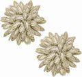 PATIKIL Flower Brooch Pin for Women, Rhinestone Rose Flower Brooch Dainty Fabric Floral Boutonnieres for Women