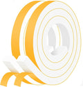 Strong Adhesive White WeatherStripping 1x3/4in, Block Drafts, Noise | Fills by Trisiki