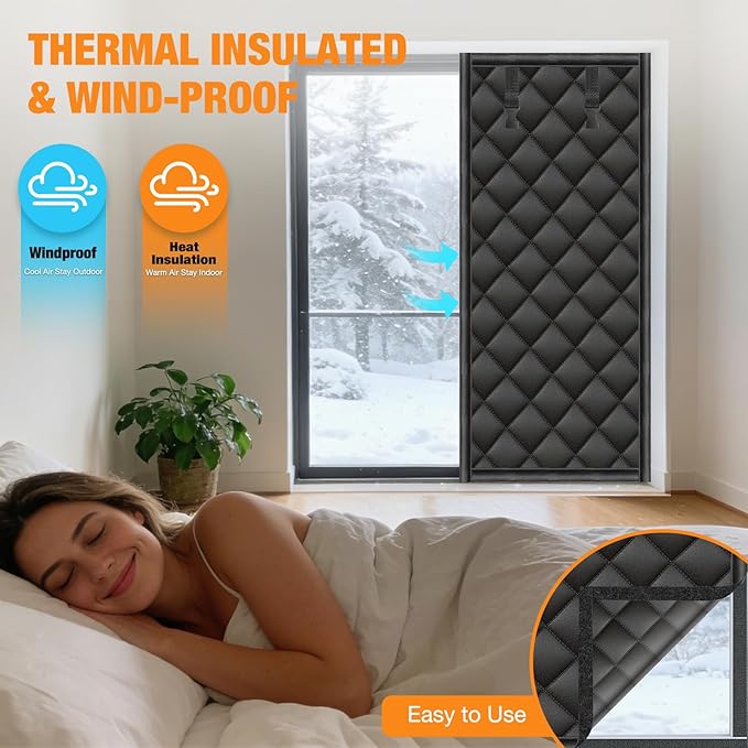 FONUNO Window Insulation for Winter Thermal Window Cover - Image 5