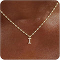 Initial Necklaces for Women,14K Gold Plated Necklaces, A-Z Letter Pendant Charm Necklace Trendy Dainty Hypoallergenic CZ Custom Personalized Name Necklace Gold Jewelry Birthday Christmas Gift for Her