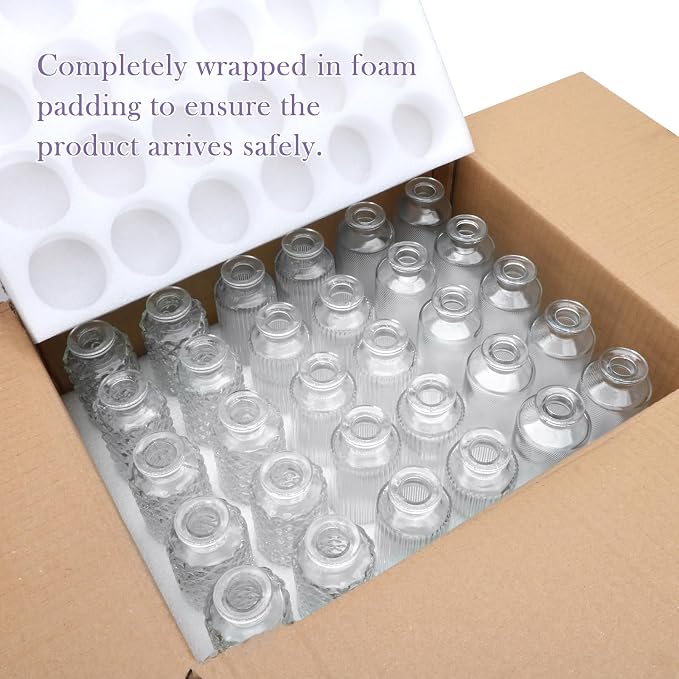 Glass Bud Vases 30 Pack, Small Clear Flower Vases - Image 7