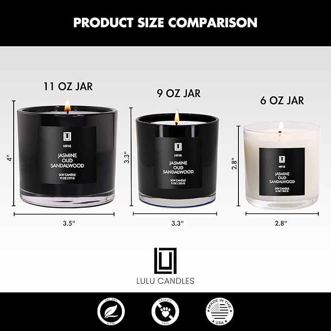 Lulu Candles | Palo Santo | Luxury Scented Soy Jar Candle | Hand Poured in The - Image 7