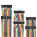 120pcs 10cm Breadboard Jumper Wires Assorted Kit, 15cm 20cm 30cm 40cm 50cm by EDGELEC