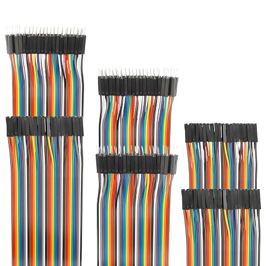 120pcs Breadboard Jumper Wires Assorted Kit, 10-50cm Optional Dupont Wire by EDGELEC