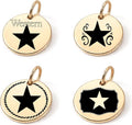 SM Design Western Charm Set of 4 – Stainless Steel Western Charms for Bracelets & Necklaces – Cowgirl, Ranch & Country Style Jewelry Charms – Western Gift for Women & Moms
