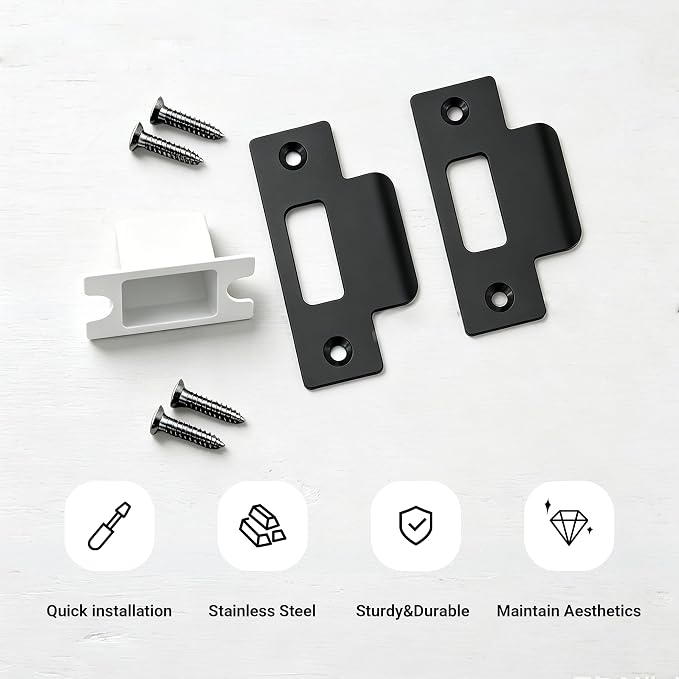 2 Pack T-Strike Door Strike Plate - Image 5
