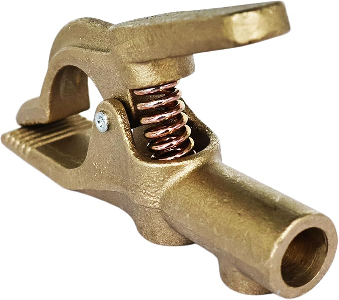 300-Amp Welding Ground Clamp, Heavy-Duty Brass Earth Clamp - Image 3