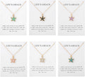 6Pcs Gold Beach Starfish Necklace Set for Women Cute Beachy Hawaii Star Fish Bulk Necklaces Pack Trendy Hawaiian Friendship Matching Jewelry Accessories