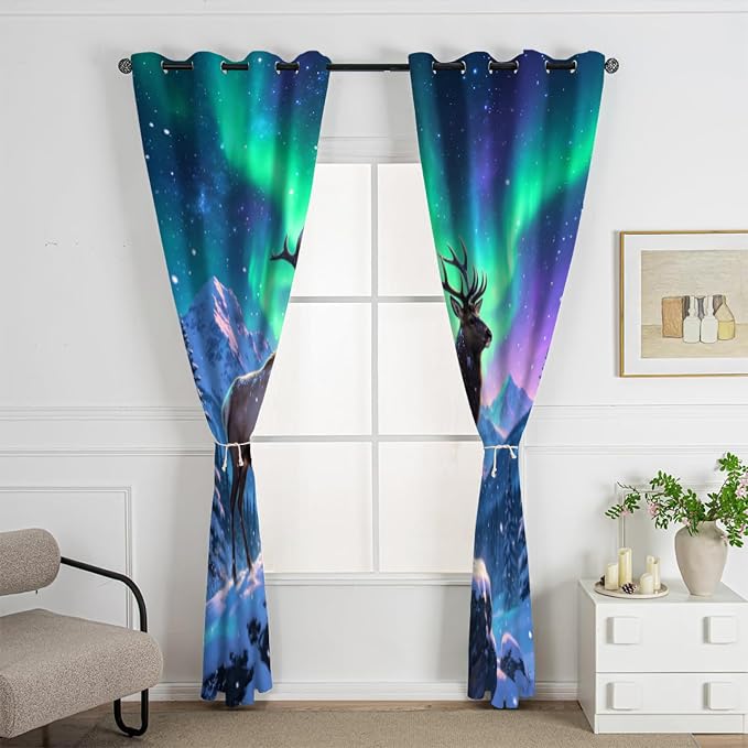 Aurora Forest Curtains 63 Inches Long - Image 4
