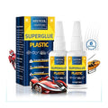 Super Glue for Plastic 100g, Plastic Glue for Legos, 3D Printing Repair & by Meuvcol