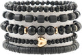 Heishi Beaded Stretch Bracelets for Women Stackable Polymer Clay Beads Bracelets Friendship Boho Summer Beach Bracelet Jewelry Set