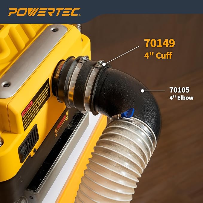 POWERTEC 70149V 4 Inch Dust Control Flex Cuff - Image 8
