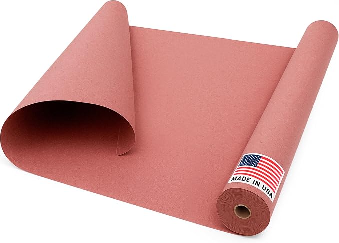 Floor Protection Paper 36" x 166' Red Rosin Paper Roll, Made in USA by Paclord