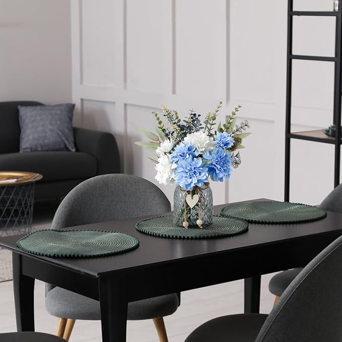 Fake Flowers in Vase, Faux Flowers in Vase, Table Centerpieces - Image 2