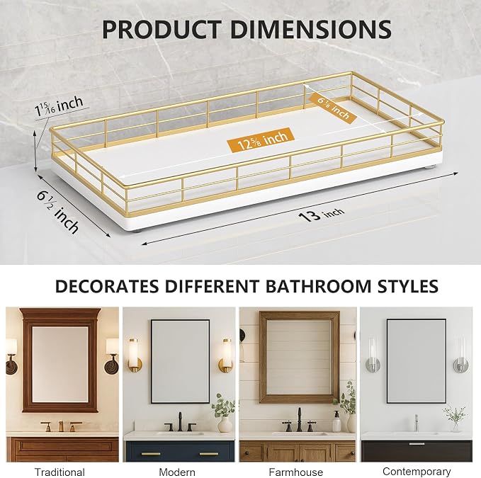 Toilet Paper Basket Organizer, Oak Wood Toilet Tank Tray - Image 6