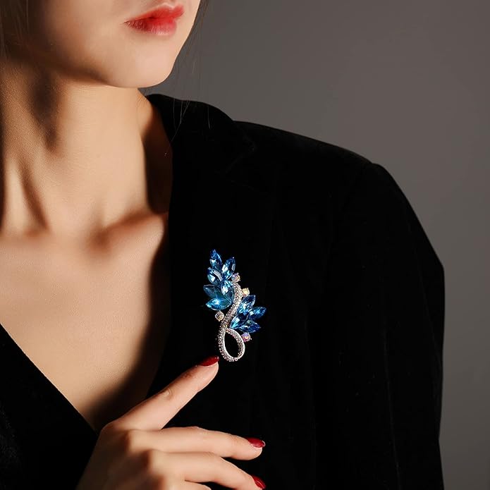 Brooch Pins For Women Fashion, Flower Brooches Jewelry For Women Floral Series Brooches And Pins Designer Lady's Costume