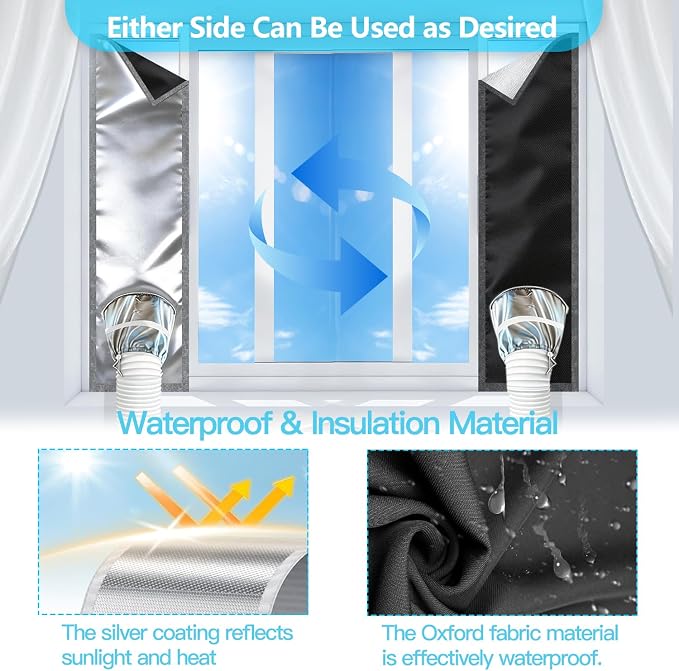 10"x40"Portable Air Conditioner Window Kit - Image 9