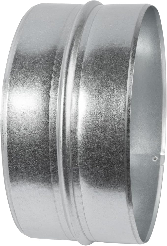 Vent Systems 8'' Inch Galvanized Steel Duct Connector by VentSystems