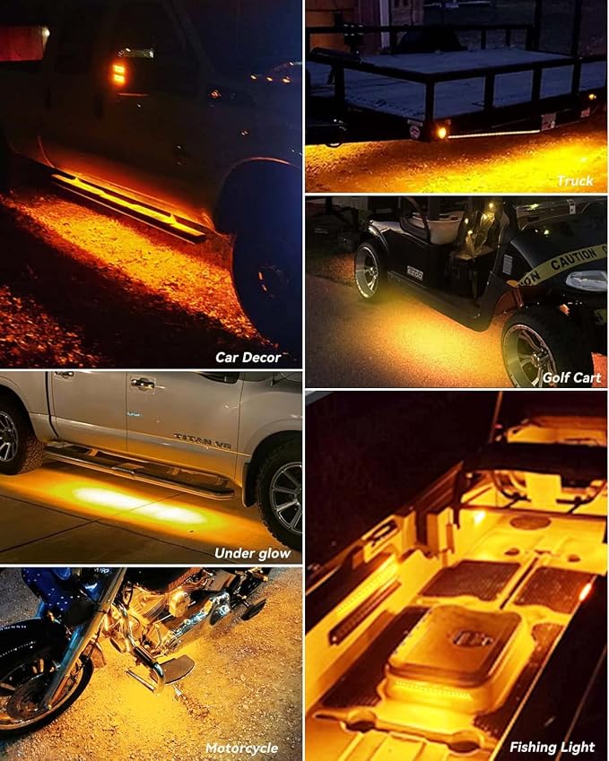 Keiurot 12V Led Light Strip for Cars 24Inch Connectable & Waterproof, - Image 4