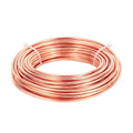 6 Gauge/ 4.1 mm 12.5 Feet 1 Pound 99.9% Dead Soft Copper Wire for Electroculture Gardening, Jewelry Making, Beading, Science Projects
