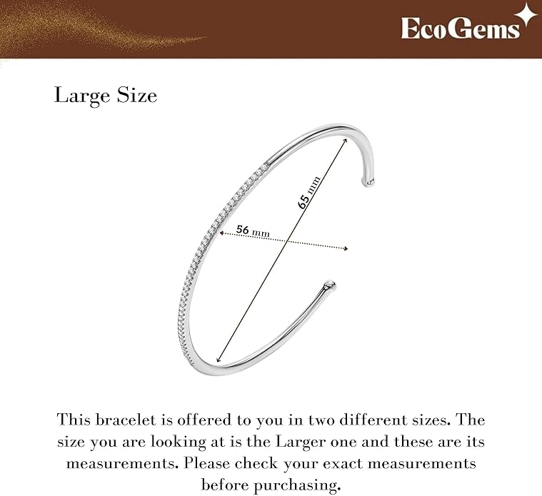 EcoGems Lab Grown Gemstone & Moissanite Bracelets – 14K White or Yellow Gold Plated Sterling Silver – Featuring Lab Grown Diamonds, Emeralds, Paraiba, Sapphire & Pearls – Sustainable Luxury Gift with Gift Box