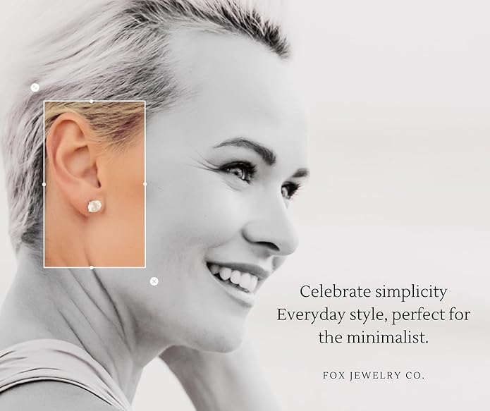 14K White Gold Moissanite Earrings Men & Women, Solid Gold Simulated Diamond and Lab Diamonds Studs for Men & Women, 1ct - 2ct Round, Princess, Heart, Halo Cut, Dangle, Lever or Screw Back Earrings, VVS1, D Color, Pink or Blue - Luxury Gift Box