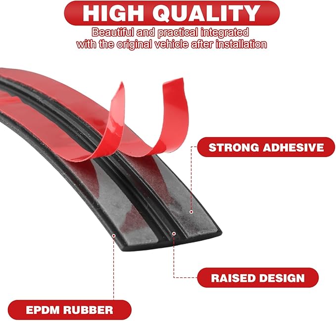DGSL T-Shape Windshield Weather Stripping, 14mm x 26.2 FT Rubber Seal | EPDM - Image 4