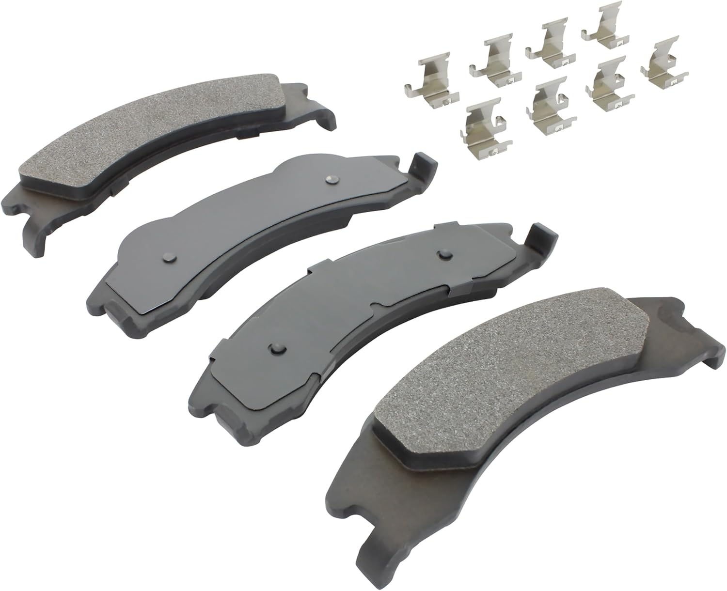 Premium Semi-Metallic Rear Brake Pads (1001-1329AM) Compatible with Ford E-150 2012-2014, Ford E-250 2012-2014, Ford E-350 Super Duty 2012-2025