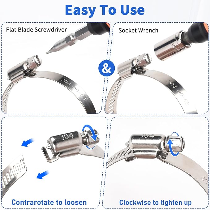 10 Inch Hose Clamp, Air Ducting - Image 5