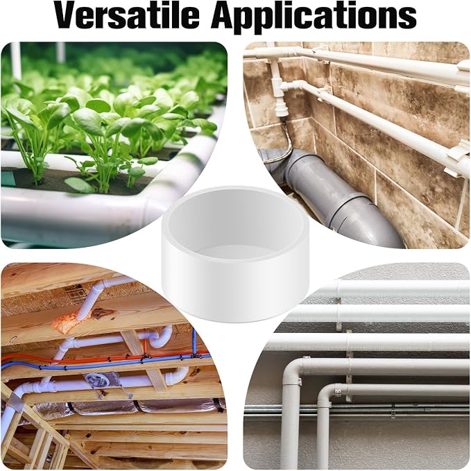20 Packs 1 Inch PVC Pipe End Cap, Fits 1.315" OD Schedule 40 Furniture Grade - Image 5