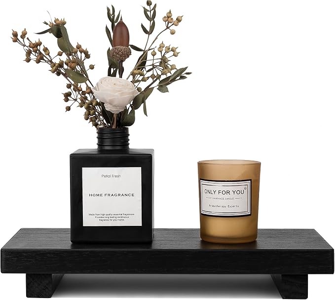 Wood Bathroom Tray Farmhouse Decor Kitchen Soap Holder, Lightweight, Easy Clean by zoocatia