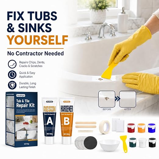 6-Color Tile Repair Kit for Porcelain Sink: DIY Fix - Image 3