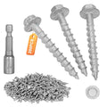 Mech.Galv.#9 x 1-1/2" Joist Hanger Screws-200 Qty, 9112R200 Hurricane Screws | by CableRailing