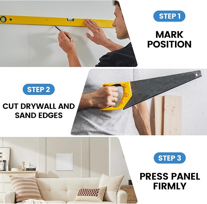 2Pcs Plumbing Access Panel for Drywall - Image 4