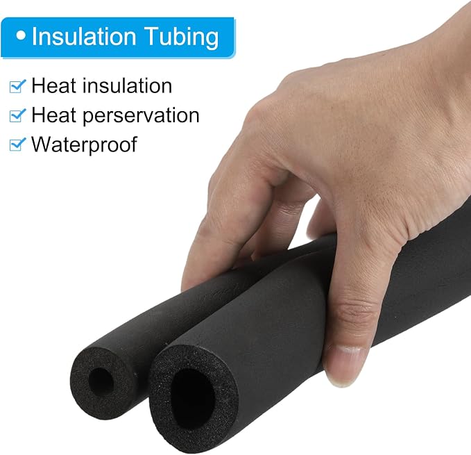 PATIKIL 1-1/4" ID x 6Ft x 0.35" Pipe Insulation Foam Tube, Pipe Cover Wrap Roll - Image 4
