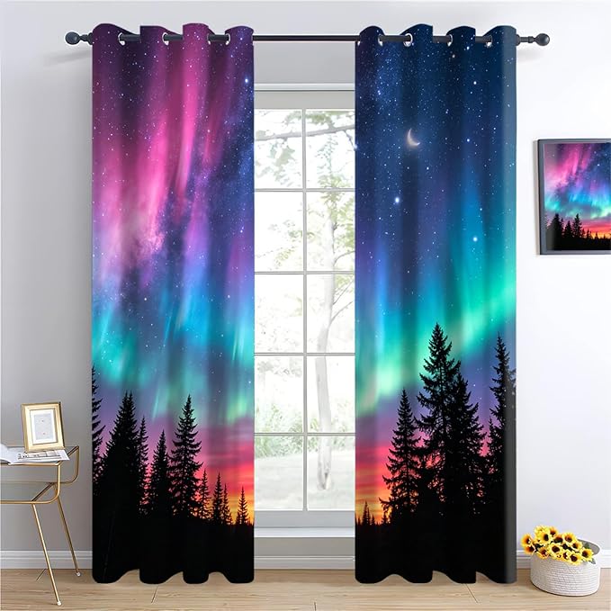 Aurora Forest Blackout Curtains - Image 4