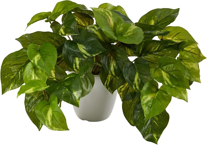 Nearly Natural 9 in Artificial Pothos Real Touch Plant by NearlyNatural