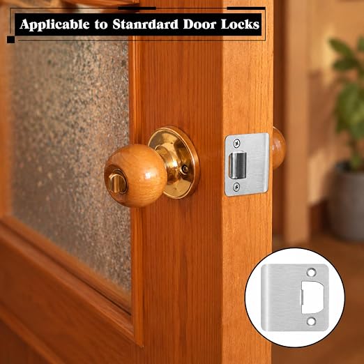 Extended Door Strike Plate, 2-1/2" x 2-1/4" Extended Lip Strike Plate | Matte - Image 4