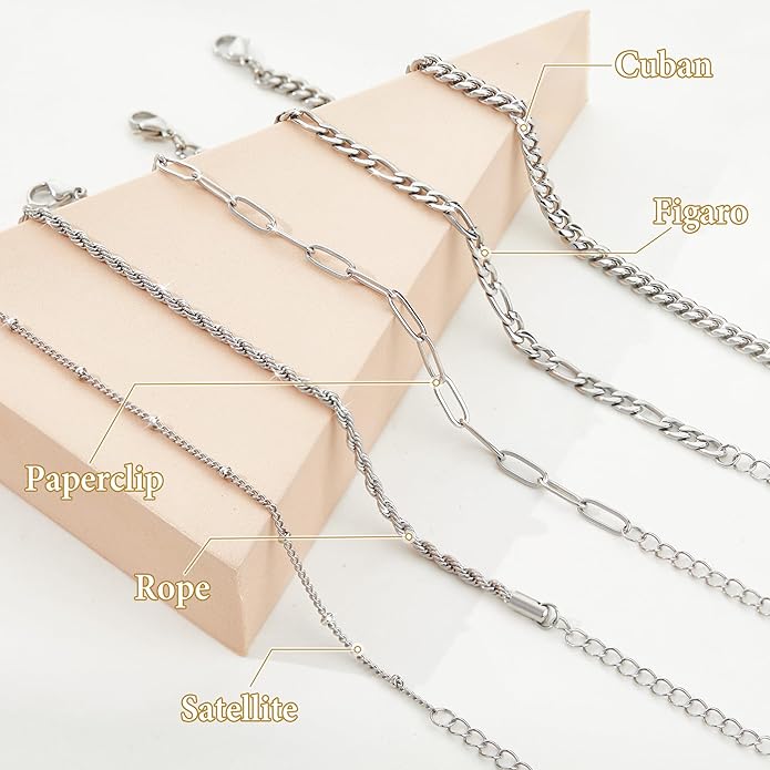 Gold Bracelets Set for Women Stack, Dainty Thick Bracelets Stack for Women Trendy, Simple Thin Gold Plated Cuff Stackable Bracelets With Beaded Cuban Paperclip Snake Rope Bangle Hand Chain Jewelry Gifts for Women Non Tainish