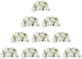 BLOSMON Artificial Flower Balls Wedding Centerpieces 10 Pcs 14.2" Large White by Blosmon
