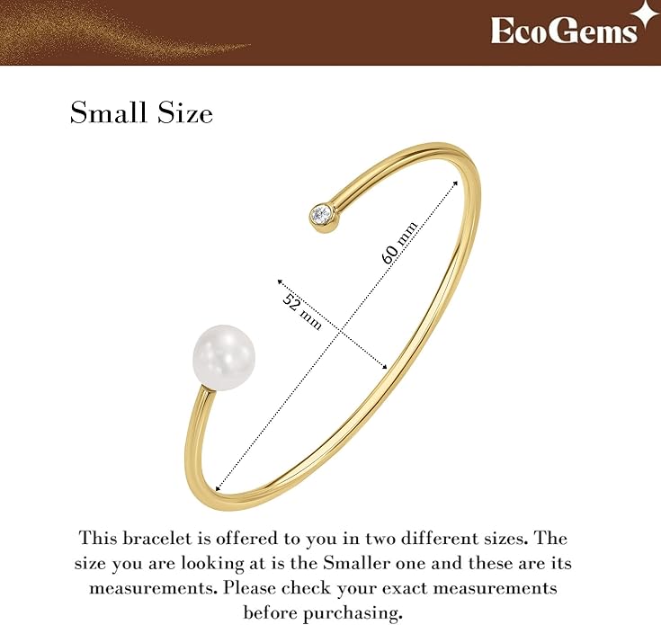 EcoGems Lab Grown Gemstone & Moissanite Bracelets – 14K White or Yellow Gold Plated Sterling Silver – Featuring Lab Grown Diamonds, Emeralds, Paraiba, Sapphire & Pearls – Sustainable Luxury Gift with Gift Box