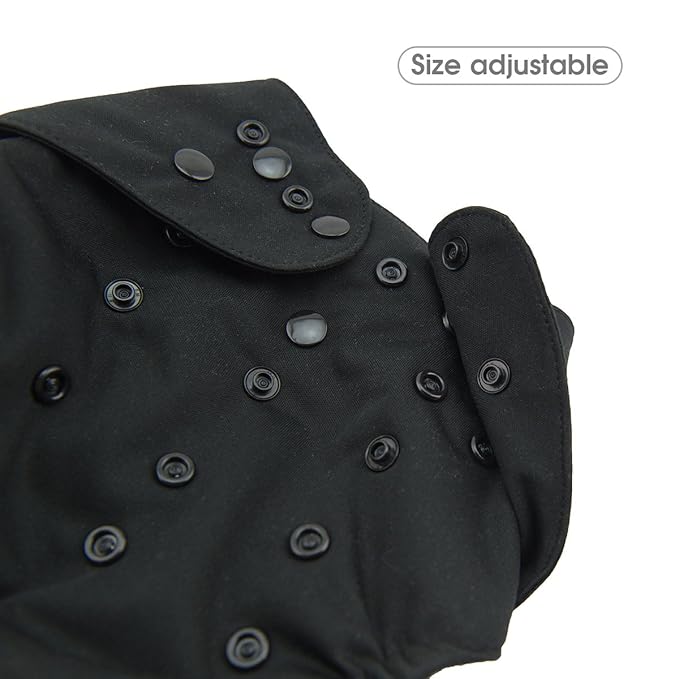 babygoal Cloth Diaper Covers 6 Pack with Wet Bag for Fitted Diapers and Prefolds with Double Gussets, Adjustable and Reusable for Baby Girls 6DCF07