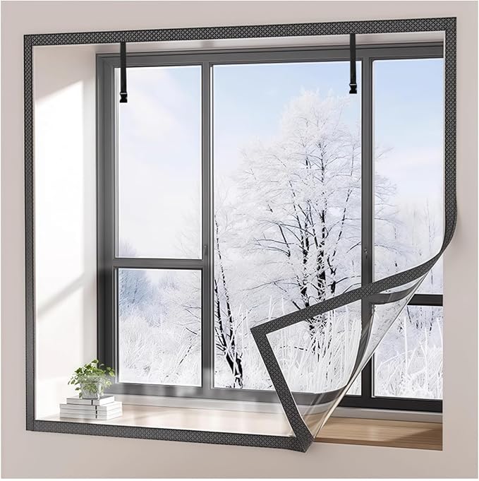 Window Insulation Kit for Winter 75''X79'' by TECUUL