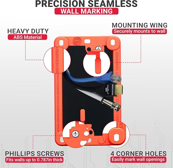 BestMounts Low Voltage Mounting Bracket 1 Gang, 2 Pack - Image 3