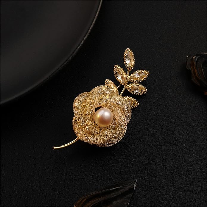 Brooch Pins For Women Fashion, Flower Brooches Jewelry For Women Floral Series Brooches And Pins Designer Lady's Costume
