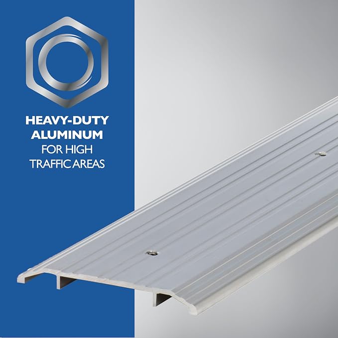 M-D Building Aluminum Flat-Profile Threshold, 4in x 1/2in x 36in | ADA Approved - Image 4